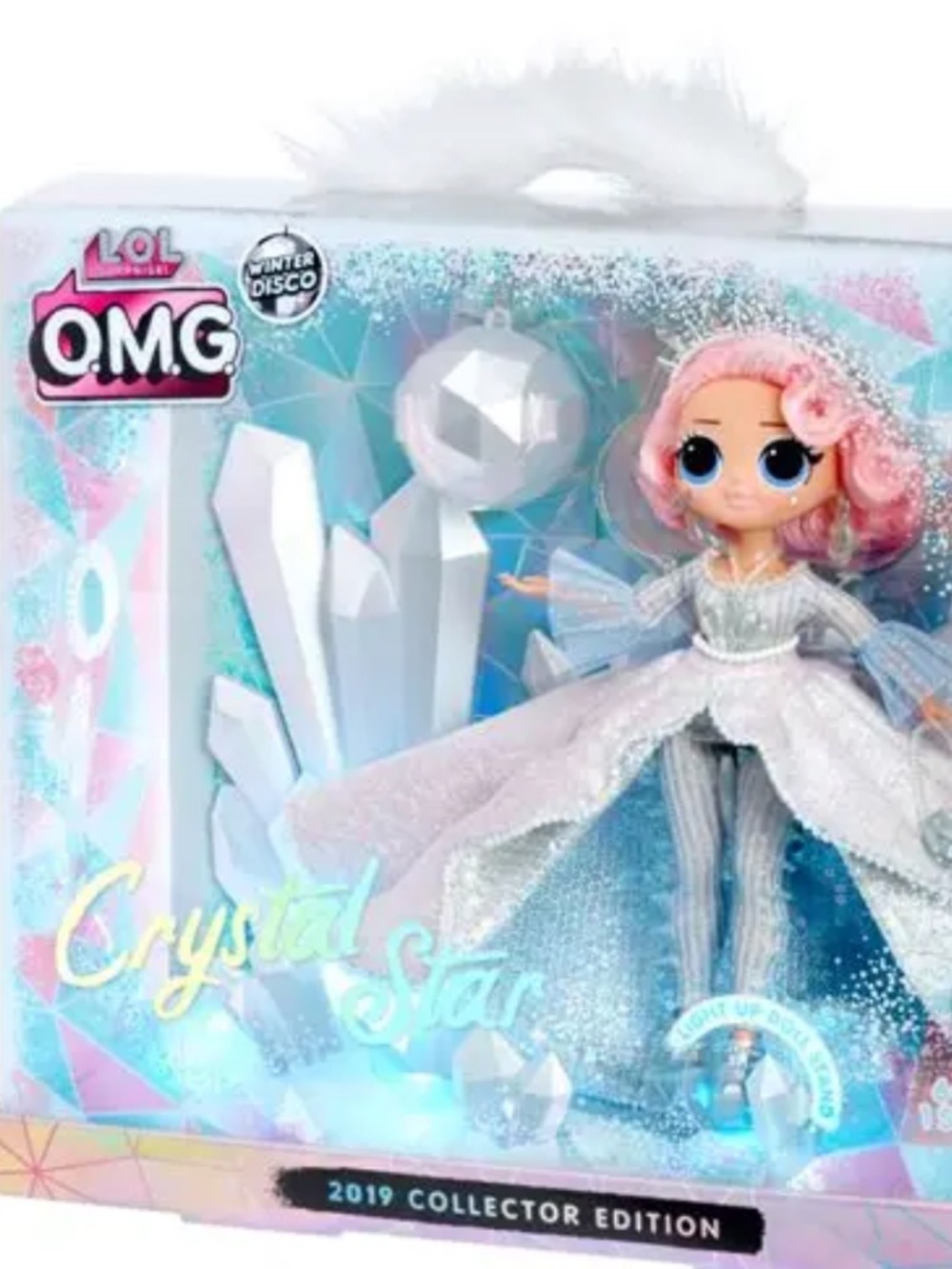 The 2019 LOL OMG Crystal Star Collector Edition Winter Disco Doll